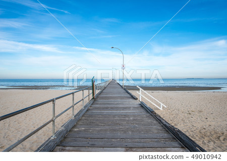 Altona beach in Melbourne, Australia. 49010942