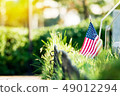 A godly and quiet National Cemetery, a place to remember the flag and the beloved 49012294