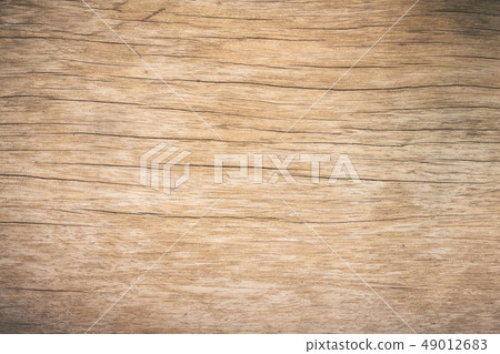 Top view brown wood with crack 49012683