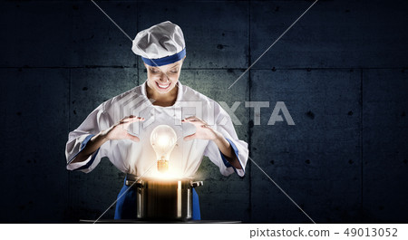 She is magician as cook She is magician as cook 49013052