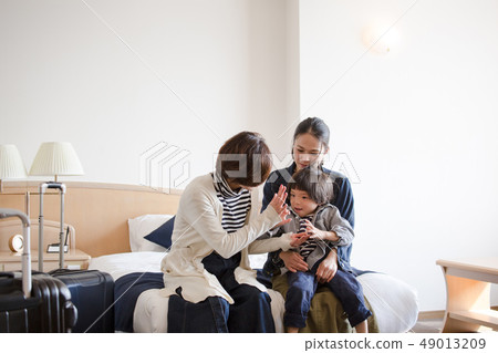 旅遊飯店住宿女孩 49013209