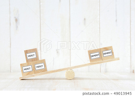 Balance between merit and demerit 49013945