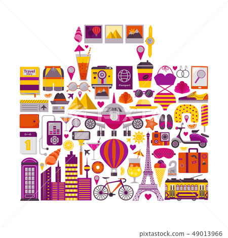 Summer Travel Set in Suitcase Shape Summer Travel Set in Suitcase Shape 49013966