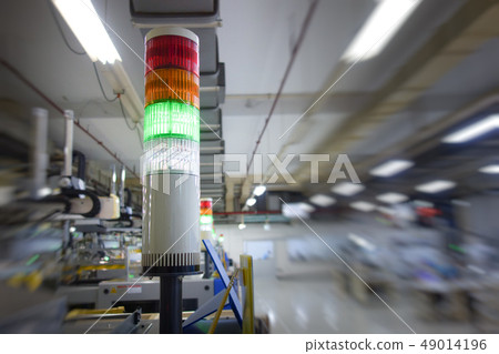 Warning light for electrical control cabinet. 49014196
