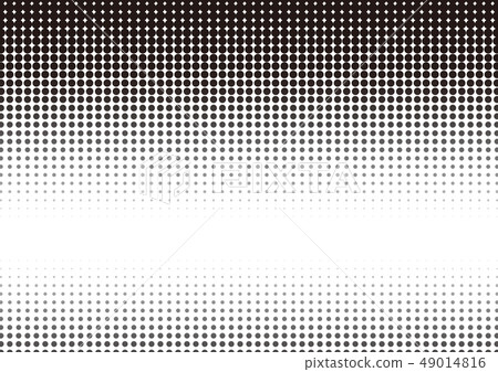 Gradient halftone dots [angle 90 degrees] 49014816