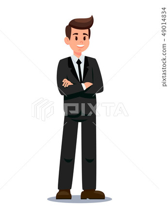 Businessman in Formal Clothes Vector Illustration Businessman in Formal Clothes Vector Illustration 49014834