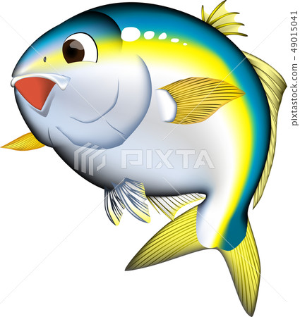 Yellowtail cute series eps vector 49015041