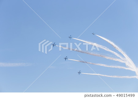 Blue Impulse Exhibit Flight(轉換轉彎) Blue Impulse Exhibit Flight(轉換轉彎) 49015499