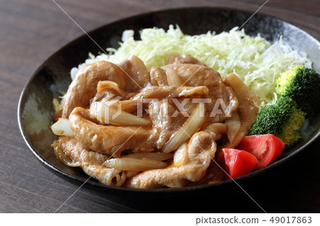 烤豬肉薑 49017863