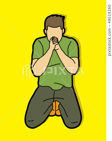 Prayer Christian Praying Cartoon Graphic Vector Pixta