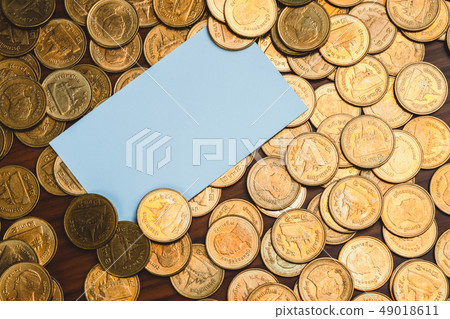 Blank business card or name card with copy space 49018611