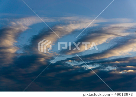 Evening landscape 49018978