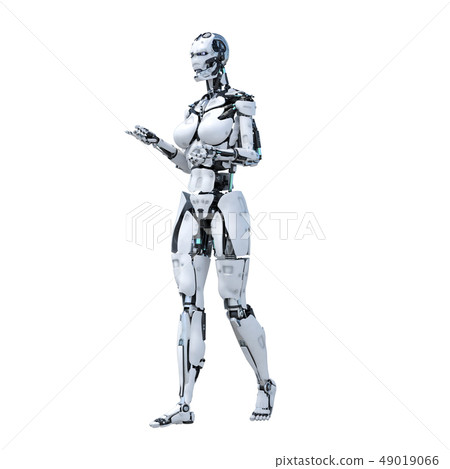 人形機器人perming3DCG插圖素材 49019066