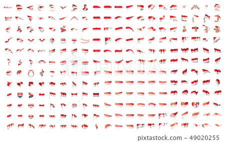 very big collection of vector flags of the Indonesia very big collection of vector flags of the Indonesia 49020255