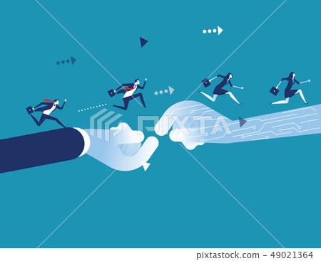 Corporate business. Stepping into technology 49021364