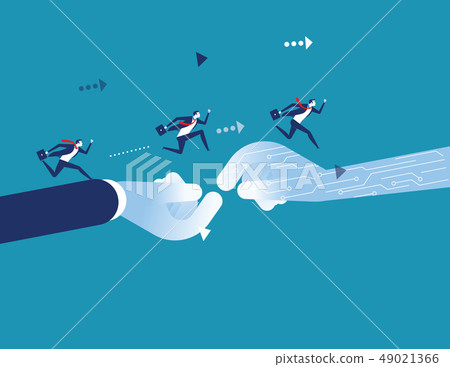 Corporate business. Stepping into technology 49021366