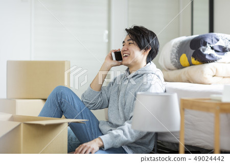 Young man moving 49024442