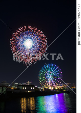 Japanese fireworks 49024577