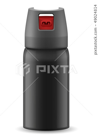 pepper gas sprey self defense vector illustration 49024814