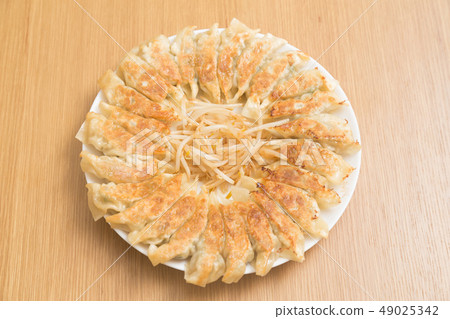 Grilled gyoza Grilled gyoza 49025342