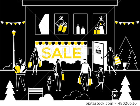 Big Sale - flat design style vector illustration Big Sale - flat design style vector illustration 49026510
