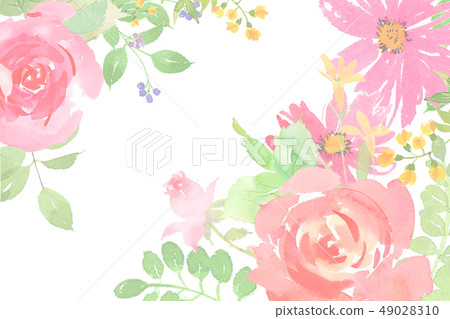 Rose frame Rose frame 49028310
