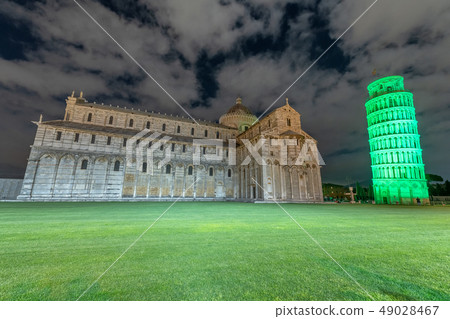 Pisa Leaning Tower and Cathedral for St Patrick's Pisa Leaning Tower and Cathedral for St Patrick's 49028467