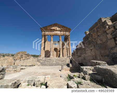Tunisia · Dugga ruins / Roman Ruins of Dougga, Tunisia 49028569
