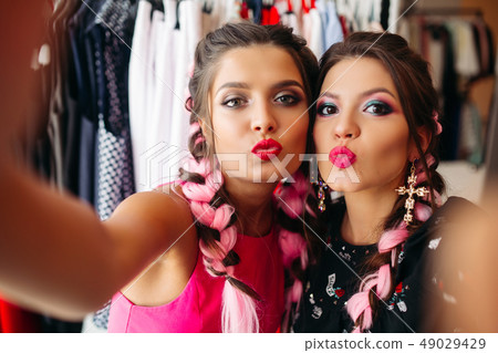 Self portrait of beautiful girls with kanekalone Self portrait of beautiful girls with kanekalone 49029429