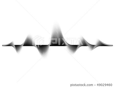 Sound wave vector background. Audio music soundwave. Voice frequency form illustration. Vibration Sound wave vector background. Audio music soundwave. Voice frequency form illustration. Vibration 49029460