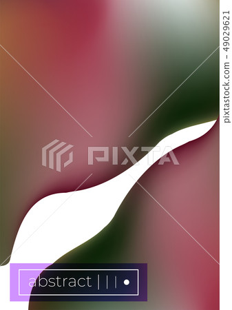 Fluid mesh shapes vector background covers set 49029621