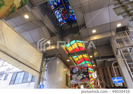 京都，柏市場，購物街 49030438