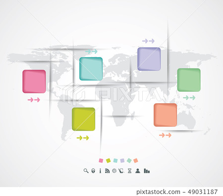 Network digital social media technology concept. 49031187