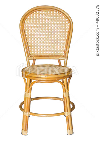 front view of wicker chairs isolated on white with front view of wicker chairs isolated on white with 49032378