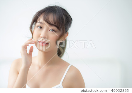 Portrait beautiful asian woman makeup of cosmetic 49032865