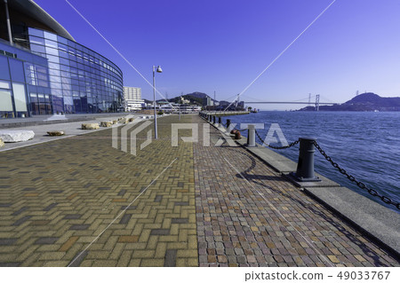 Yamaguchi Shimonoseki Shimonoseki City Shimonoseki Aquarium Kaikeikan and Kanmon Bridge 49033767
