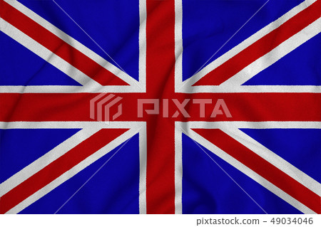 Flag of the Great Britain from the factory knitted Flag of the Great Britain from the factory knitted 49034046