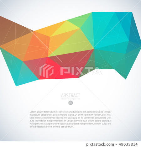 Color triangle background banner brochure template Color triangle background banner brochure template 49035814
