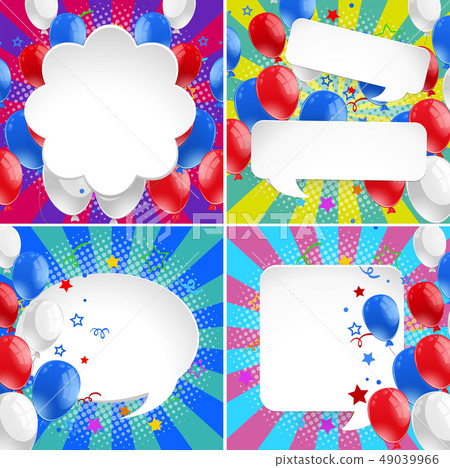Four background template with bright color and 49039966