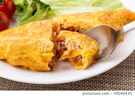 Omelette rice Omelette rice 49040430