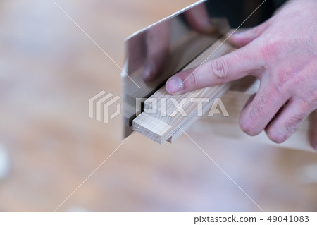 Carpenters produce various electric tools, handmade woodwork, indoor interior work Carpenters produce various electric tools, handmade woodwork, indoor interior work 49041083