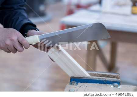 Carpenters produce various electric tools, handmade woodwork, indoor interior work Carpenters produce various electric tools, handmade woodwork, indoor interior work 49041092
