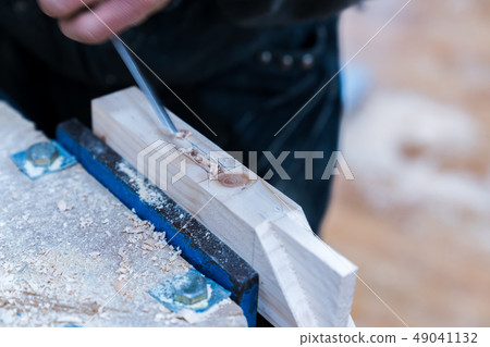 木匠生產各種電動工具，手工木製品，室內室內工作 49041132