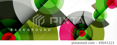 Circular vector abstract background - Stock Illustration [49041323] - PIXTA