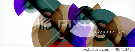 Circular vector abstract background - Stock Illustration [49041342] - PIXTA