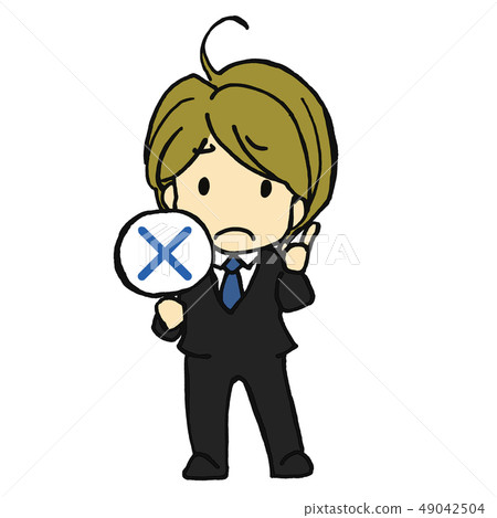 [Young employee] Mini _ Marubatu Sign Message Board Copy Space 49042504