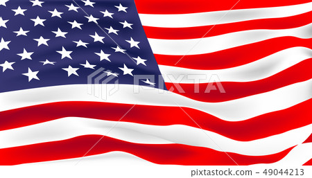 US flag vector illustration US flag vector illustration 49044213