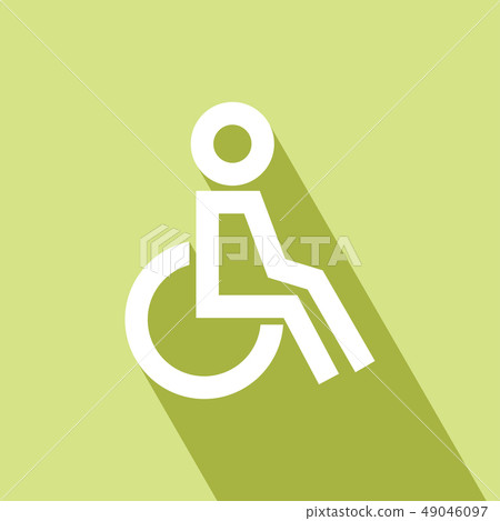 Disabled Wheelchair Icon Disabled Wheelchair Icon 49046097