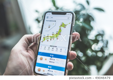 weather forecast, smart phone, smartphone 49046479