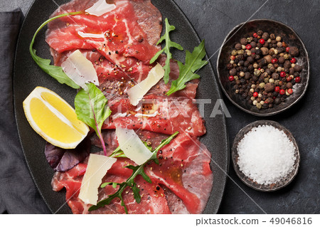 Marbled beef carpaccio 49046816